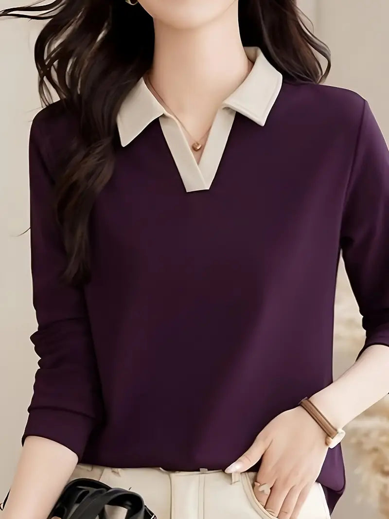 Women's Long Sleeve Elegant Comfort Fabric Beautiful Shirt