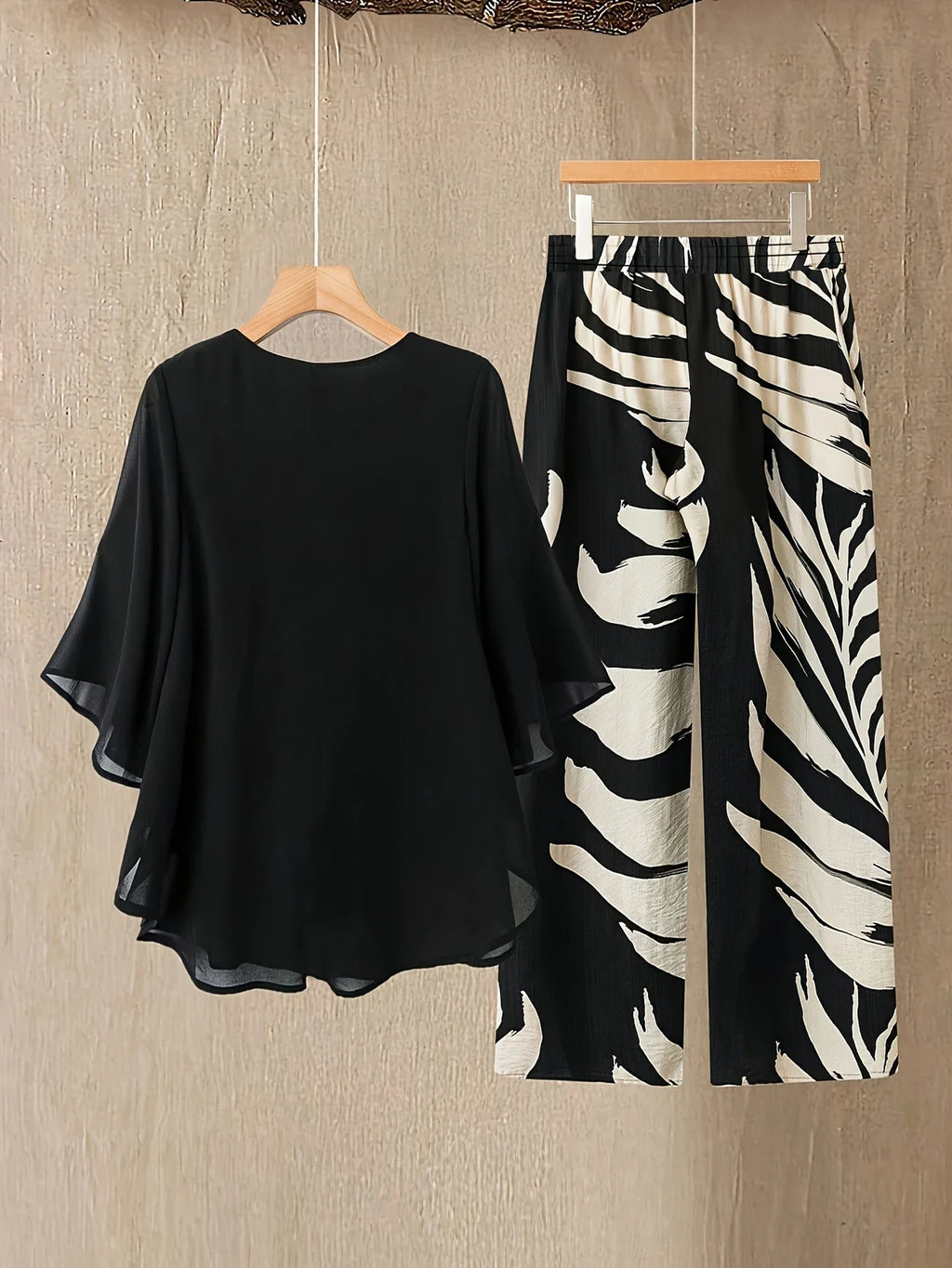 Chill Mode Co-Ord Set Half Sleeve T-shirt & Straight Leg Pant