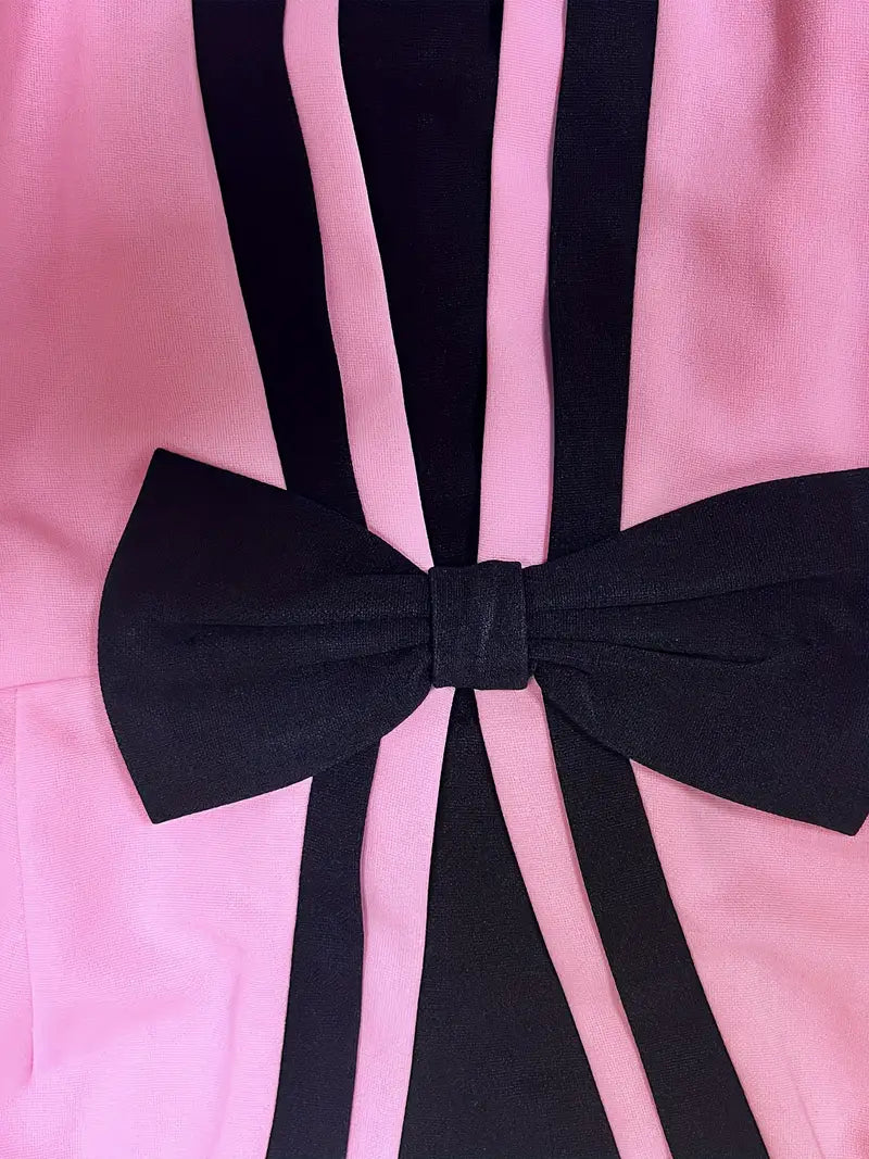 Elegant Sleeveless Maxi Dress – Crew Neck, High-Waist, Side Split, Polished Formal & Evening Wear