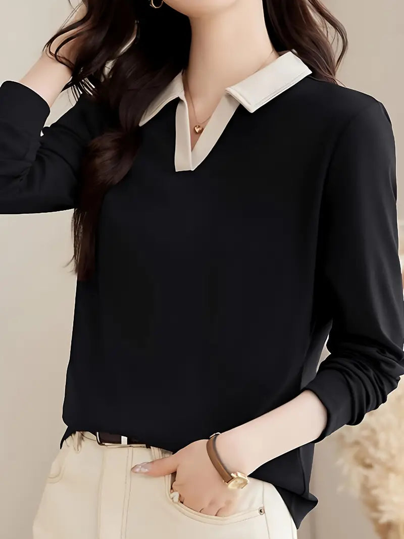 Women's Long Sleeve Elegant Comfort Fabric Beautiful Shirt