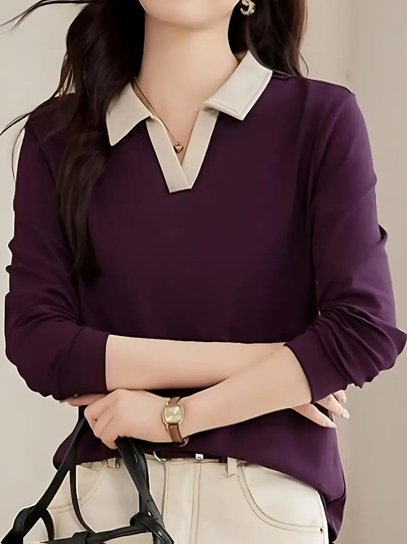 Women's Long Sleeve Elegant Comfort Fabric Beautiful Shirt