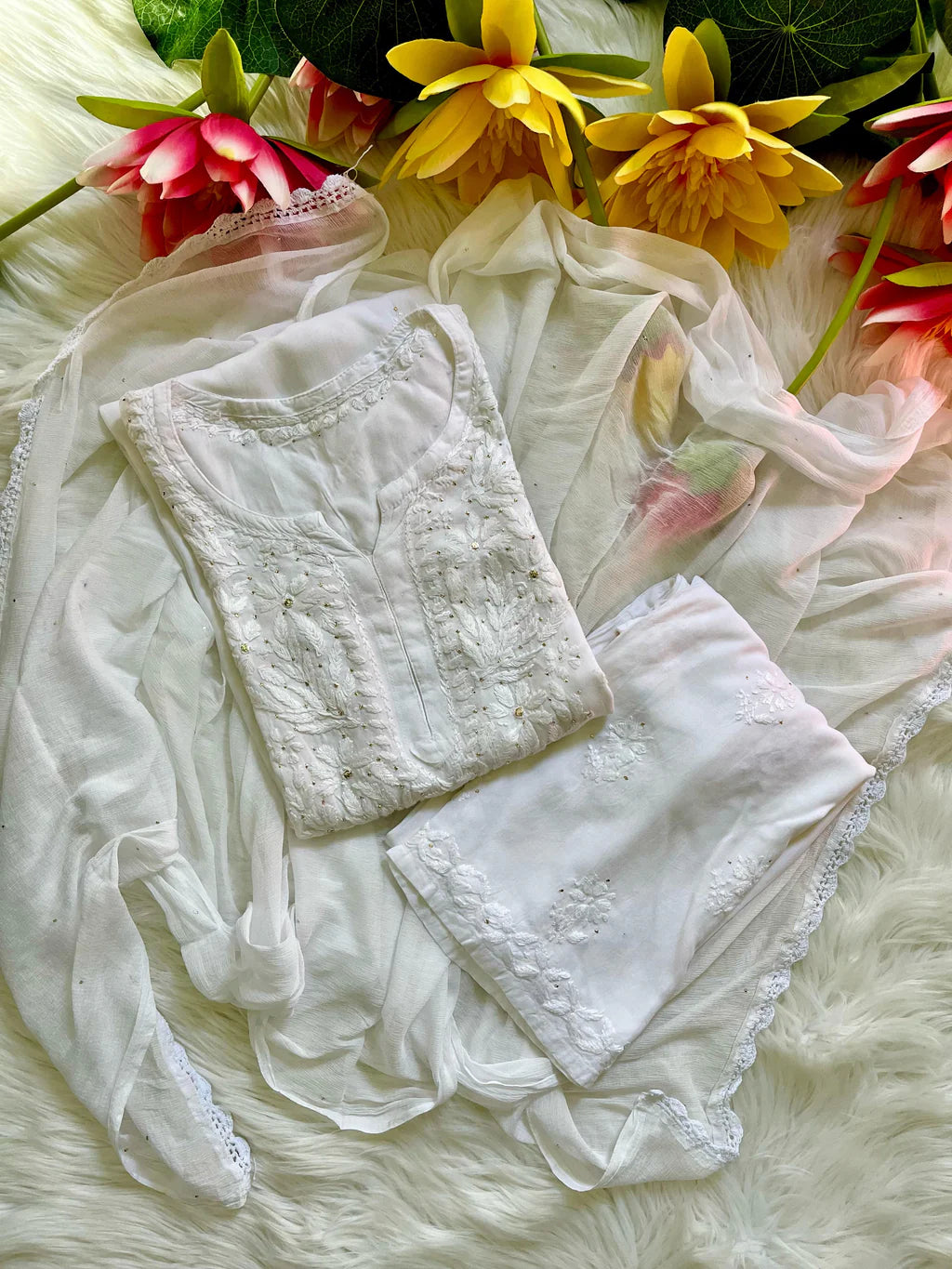 Handmade Soft 3-Piece Rayon Set