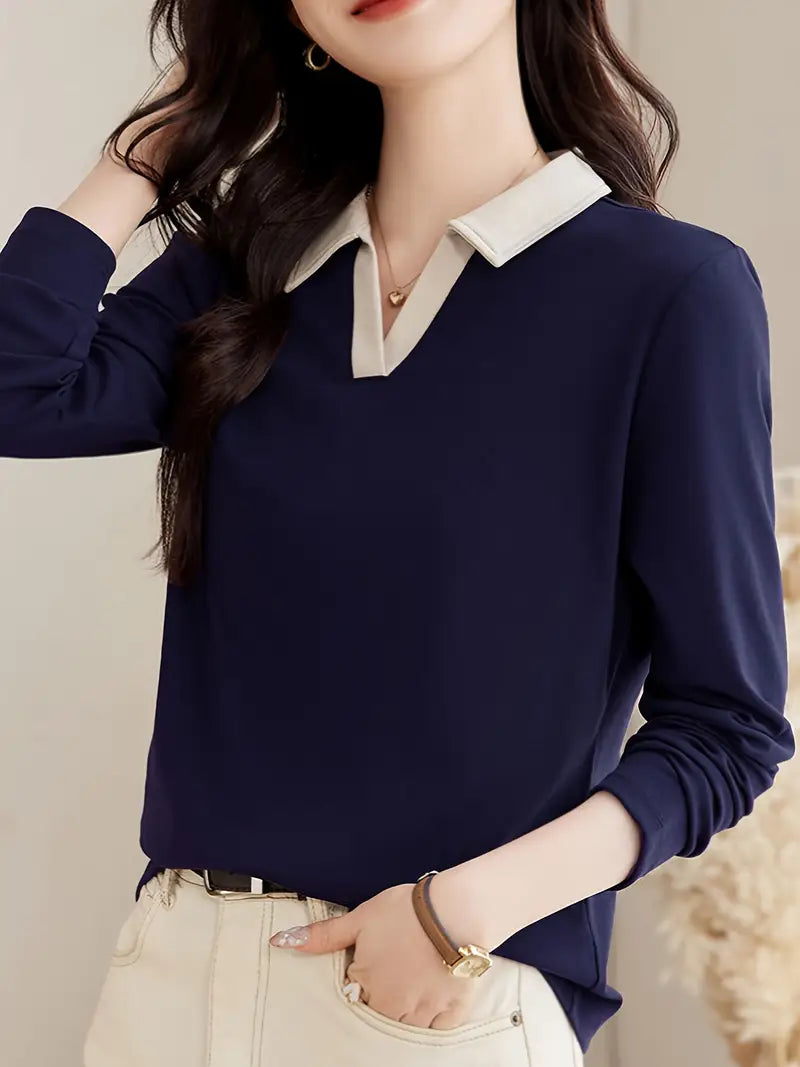 Women's Long Sleeve Elegant Comfort Fabric Beautiful Shirt