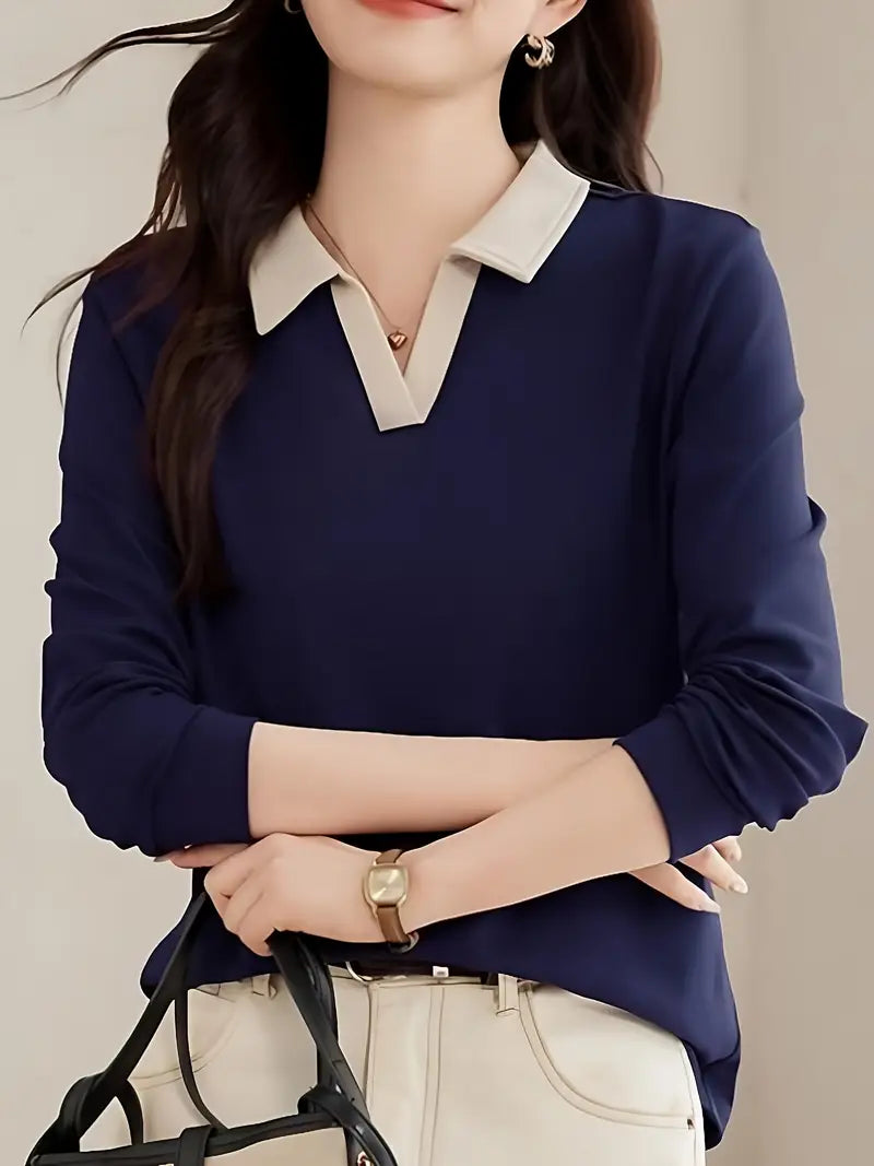 Women's Long Sleeve Elegant Comfort Fabric Beautiful Shirt