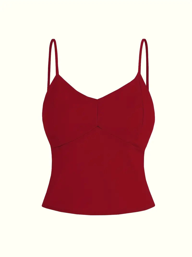 Elegant Off-Shoulder V-Neck Belted Suit Set for Women — 3/4 Sleeve Solid Color Ensemble in Lightweight Fabric