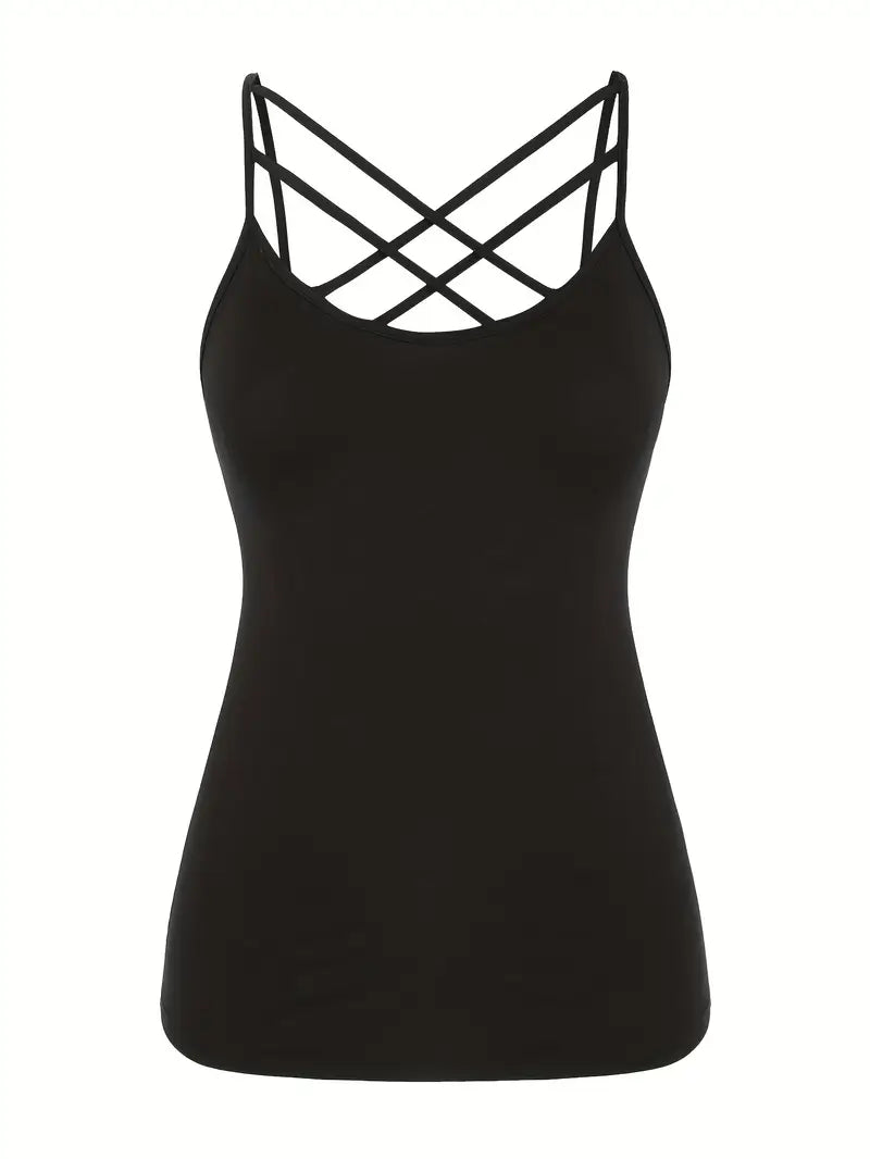 Elegant Two-Piece Printed Button-Front Shirt & Cami Set — Lightweight Summer Ensemble for Warm-Weather Styling