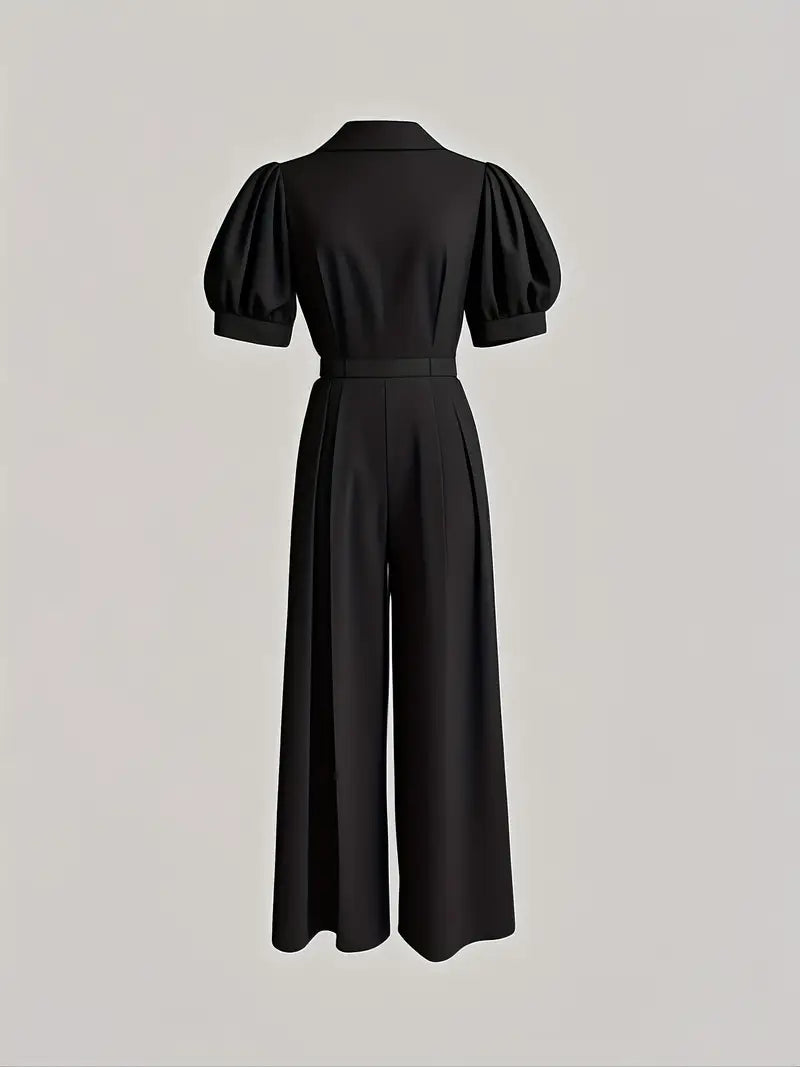 Mint Green Loose-Fit Wide-Leg Jumpsuit – Effortless Summer Elegance for Casual & Professional Outfits