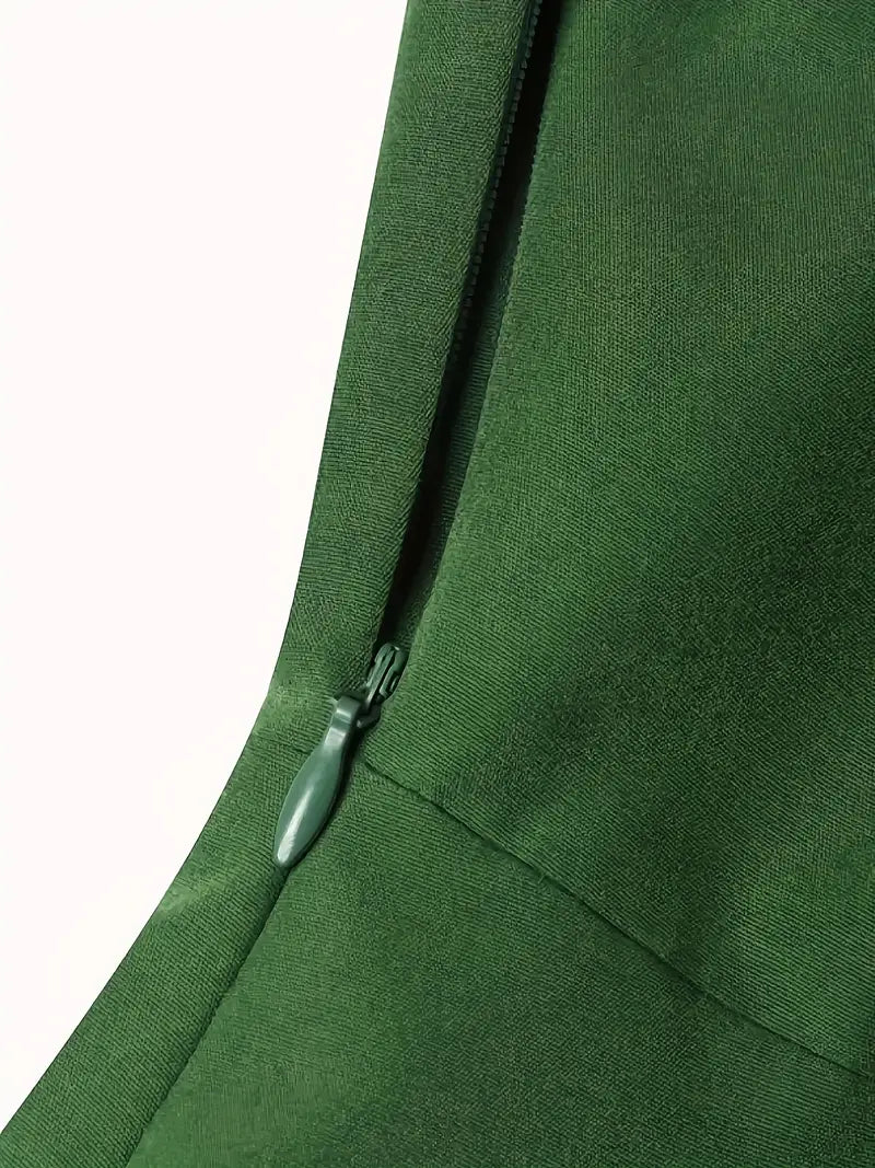 Elegant Sleeveless V-Neck Dress