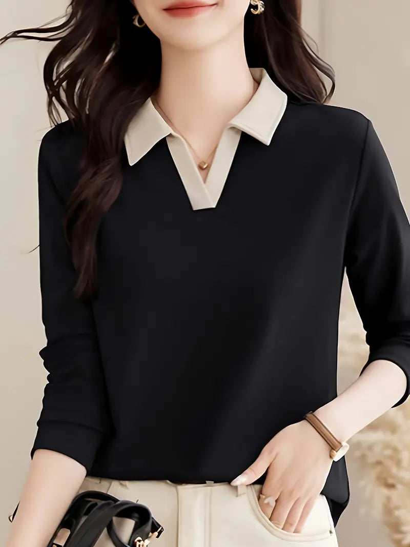 Women's Long Sleeve Elegant Comfort Fabric Beautiful Shirt
