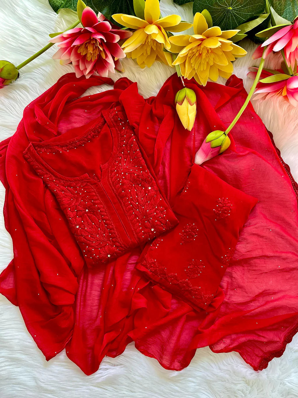 Handmade Soft 3-Piece Rayon Set