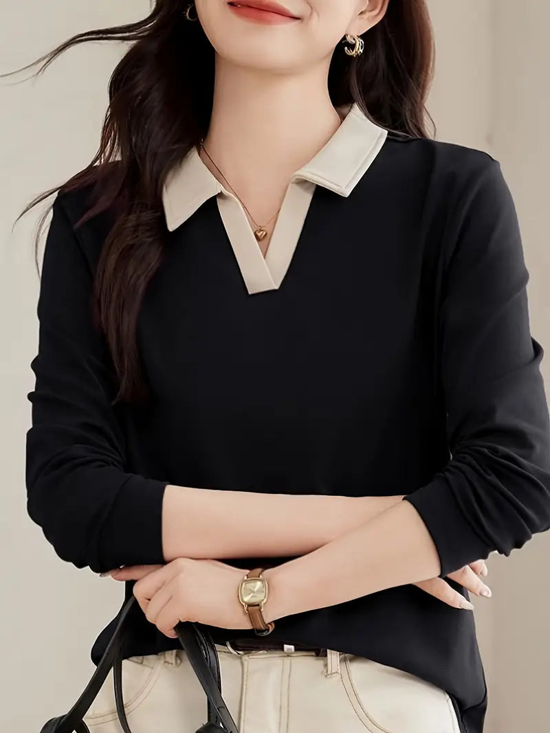 Women's Long Sleeve Elegant Comfort Fabric Beautiful Shirt