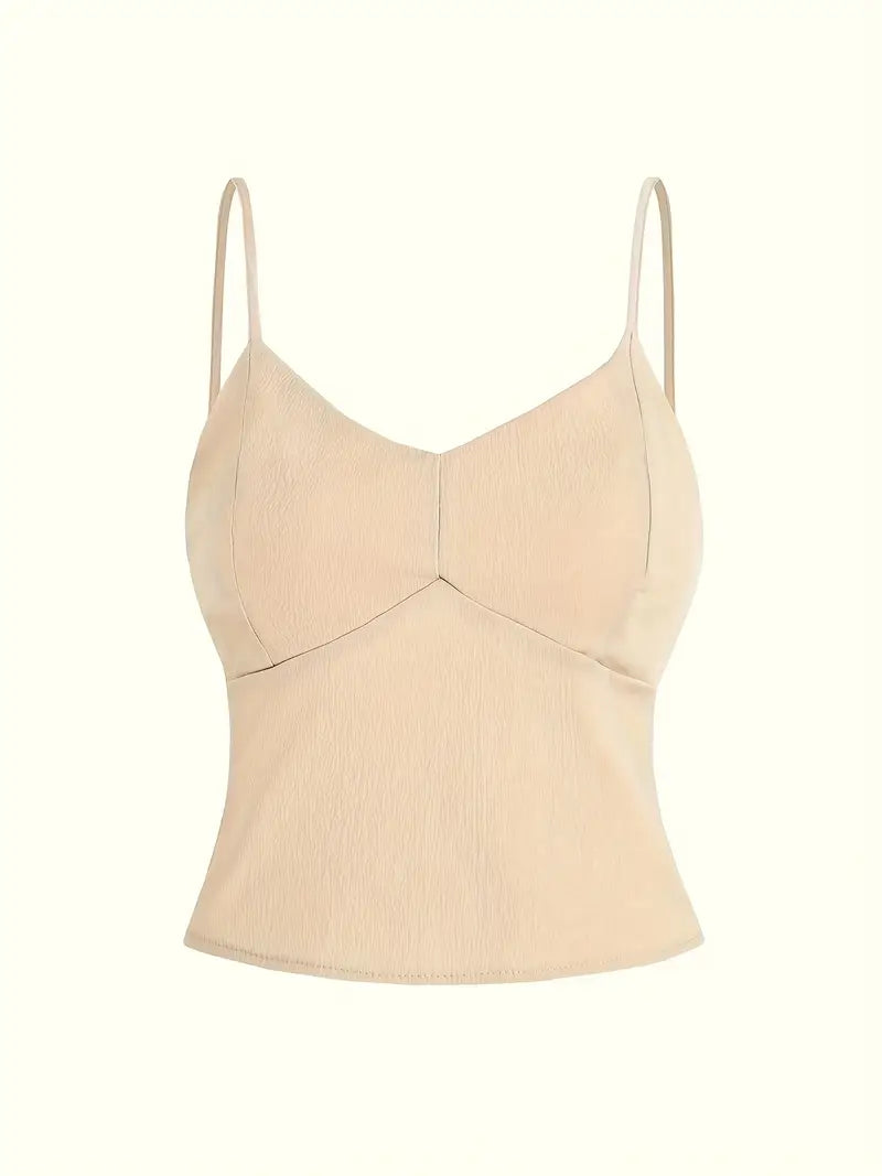 Elegant Off-Shoulder V-Neck Belted Suit Set for Women — 3/4 Sleeve Solid Color Ensemble in Lightweight Fabric